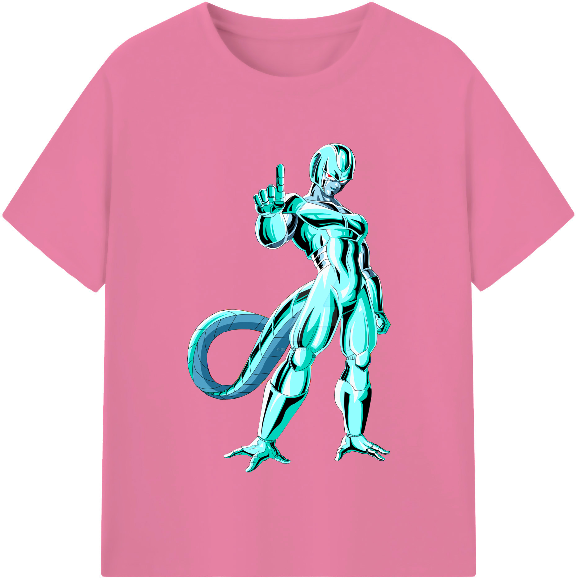 （画像用） ドラゴンボール クウラ DRAGON BALL Cooler Coora 綿100％半袖Tシャツ（フロントプリント）